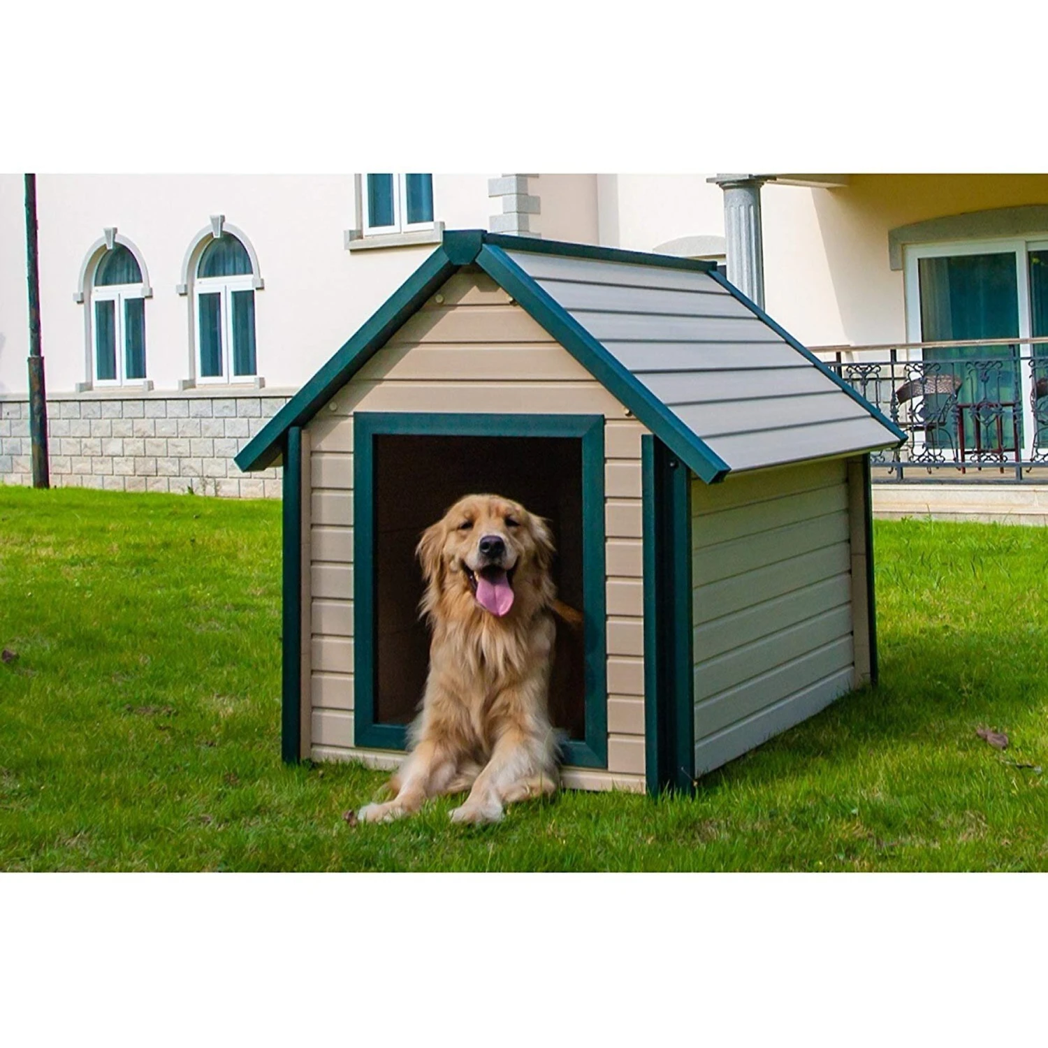 New Age Pet EcoFLEX Bunk Style Dog House 7 New Age Pet EcoFLEX Bunk Style Dog House - Image 5