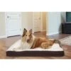 FurHaven Faux Sheepskin & Suede Deluxe Pillow Cat & Dog Bed With Removable Cover
