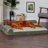 FurHaven Two-Tone Deluxe Chaise Memory Top Cat & Dog Bed With Removable Cover 1 FurHaven Two-Tone Deluxe Chaise Memory Top Cat & Dog Bed With Removable Cover -Dog Supplies 176268 MAIN. AC SS1800 V1606799828