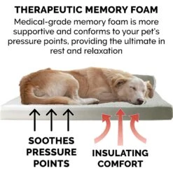FurHaven Two-Tone Deluxe Chaise Memory Top Cat & Dog Bed With Removable Cover -Dog Supplies 176268 PT6. AC SS1800 V1606819932