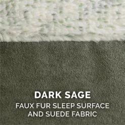 FurHaven Two-Tone Deluxe Chaise Memory Top Cat & Dog Bed With Removable Cover -Dog Supplies 176268 PT8. AC SS1800 V1606794737