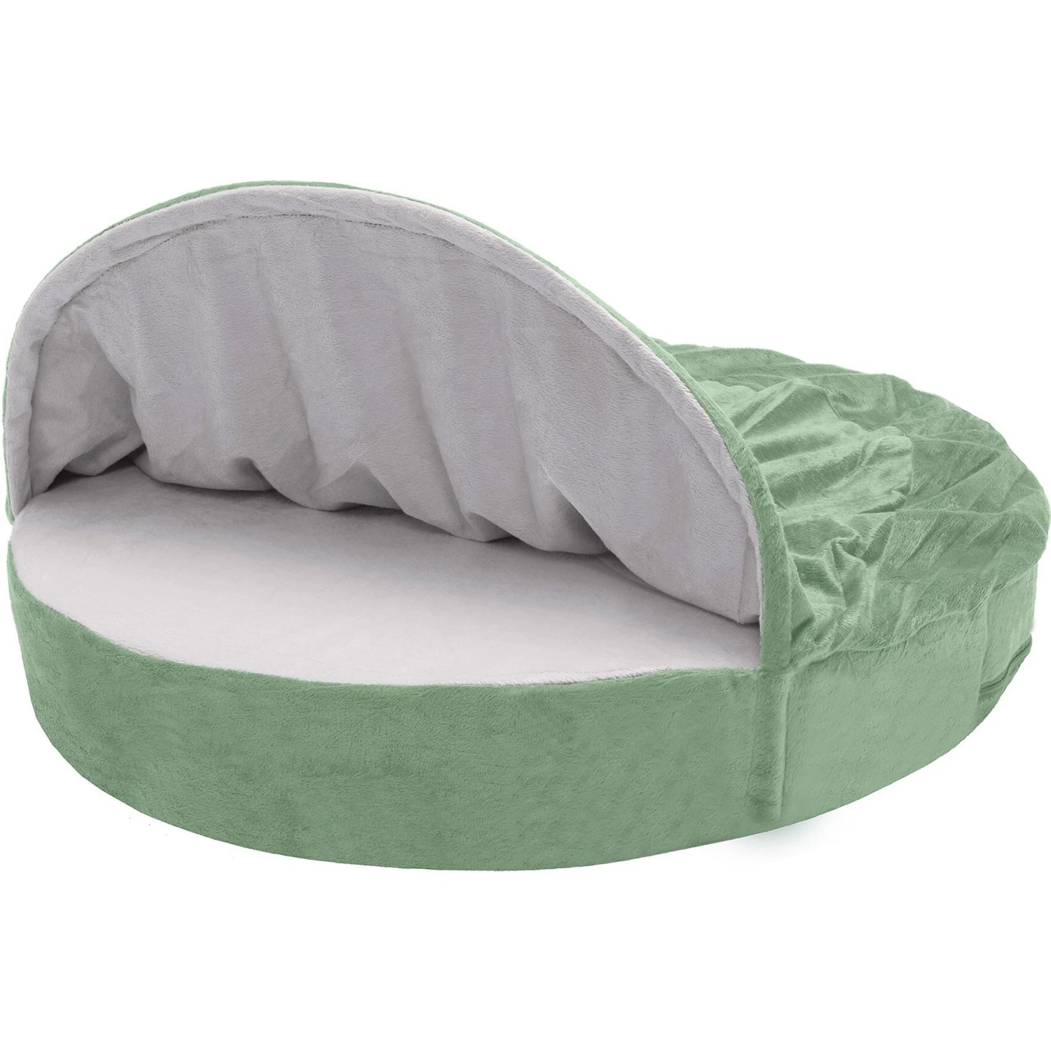 FurHaven Microvelvet Snuggery Gel Top Covered Cat & Dog Bed With Removable Cover 5 FurHaven Microvelvet Snuggery Gel Top Covered Cat & Dog Bed With Removable Cover - Image 3