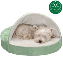FurHaven Microvelvet Snuggery Gel Top Covered Cat & Dog Bed With Removable Cover 14 FurHaven Microvelvet Snuggery Gel Top Covered Cat & Dog Bed With Removable Cover -Dog Supplies 179003 PT3. AC SS1800 V1612502171