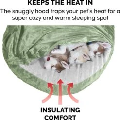 FurHaven Microvelvet Snuggery Gel Top Covered Cat & Dog Bed With Removable Cover 17 FurHaven Microvelvet Snuggery Gel Top Covered Cat & Dog Bed With Removable Cover -Dog Supplies 179003 PT6. AC SS1800 V1612505789