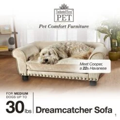 Enchanted Home Pet Dreamcatcher Sofa Cat & Dog Bed With Removable Cover, Caramel, Medium 13 Enchanted Home Pet Dreamcatcher Sofa Cat & Dog Bed With Removable Cover, Caramel, Medium -Dog Supplies 180294 PT2. AC SS1800 V1563226020