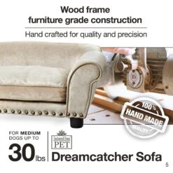 Enchanted Home Pet Dreamcatcher Sofa Cat & Dog Bed With Removable Cover, Caramel, Medium 17 Enchanted Home Pet Dreamcatcher Sofa Cat & Dog Bed With Removable Cover, Caramel, Medium -Dog Supplies 180294 PT6. AC SS1800 V1563226044