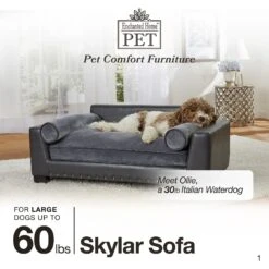 Enchanted Home Pet Skylar Sofa Dog Bed With Removable Cover, Large 15 Enchanted Home Pet Skylar Sofa Dog Bed With Removable Cover, Large -Dog Supplies 180310 PT4. AC SS1800 V1563226619