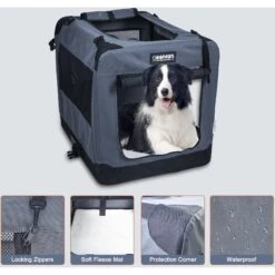 Jespet 3-Door Collapsible Soft-Sided Dog Crate -Dog Supplies 184478 PT2. AC SS1800 V1698333333