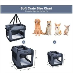 Jespet 3-Door Collapsible Soft-Sided Dog Crate -Dog Supplies 184478 PT3. AC SS1800 V1698437533