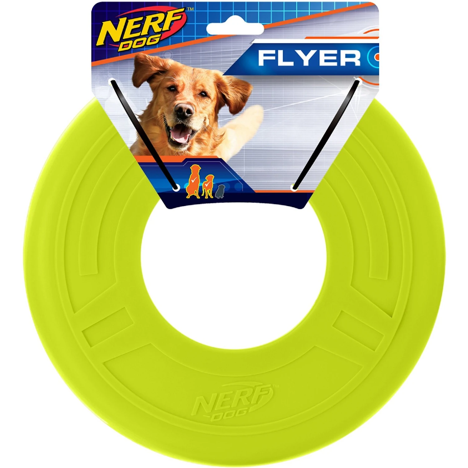 Nerf Dog Flyer Atomic Dog Toy, 10-in 3 Nerf Dog Flyer Atomic Dog Toy, 10-in