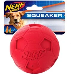 Nerf Dog Squeaker Soccer Ball Dog Toy