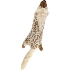 Ethical Pet Skinneeez Big Bite Jackal Stuffing-Free Squeaky Plush Dog Toy