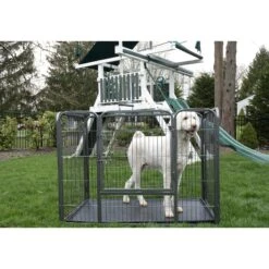 Iconic Pet Heavy Duty Rectangular Wire Dog Playpen -Dog Supplies 192455 PT2. AC SS1800 V1566485876