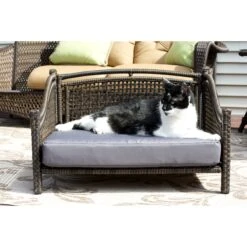 Iconic Pet Maharaja Rattan Sofa Cat & Dog Bed With Removable Cover, Caramel & Mocha 9 Iconic Pet Maharaja Rattan Sofa Cat & Dog Bed With Removable Cover, Caramel & Mocha -Dog Supplies 192468 PT3. AC SS1800 V1568755949