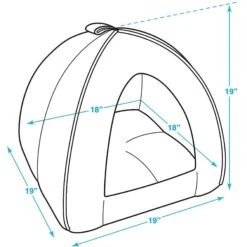 Best Pet Supplies Linen Tent Covered Cat & Dog Bed 9 Best Pet Supplies Linen Tent Covered Cat & Dog Bed -Dog Supplies 193071 PT3. AC SS1800 V1568064433