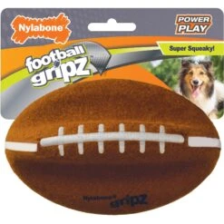 Nylabone Power Play Football Gripz Dog Toy -Dog Supplies 195430 PT1. AC SS1800 V1567620726