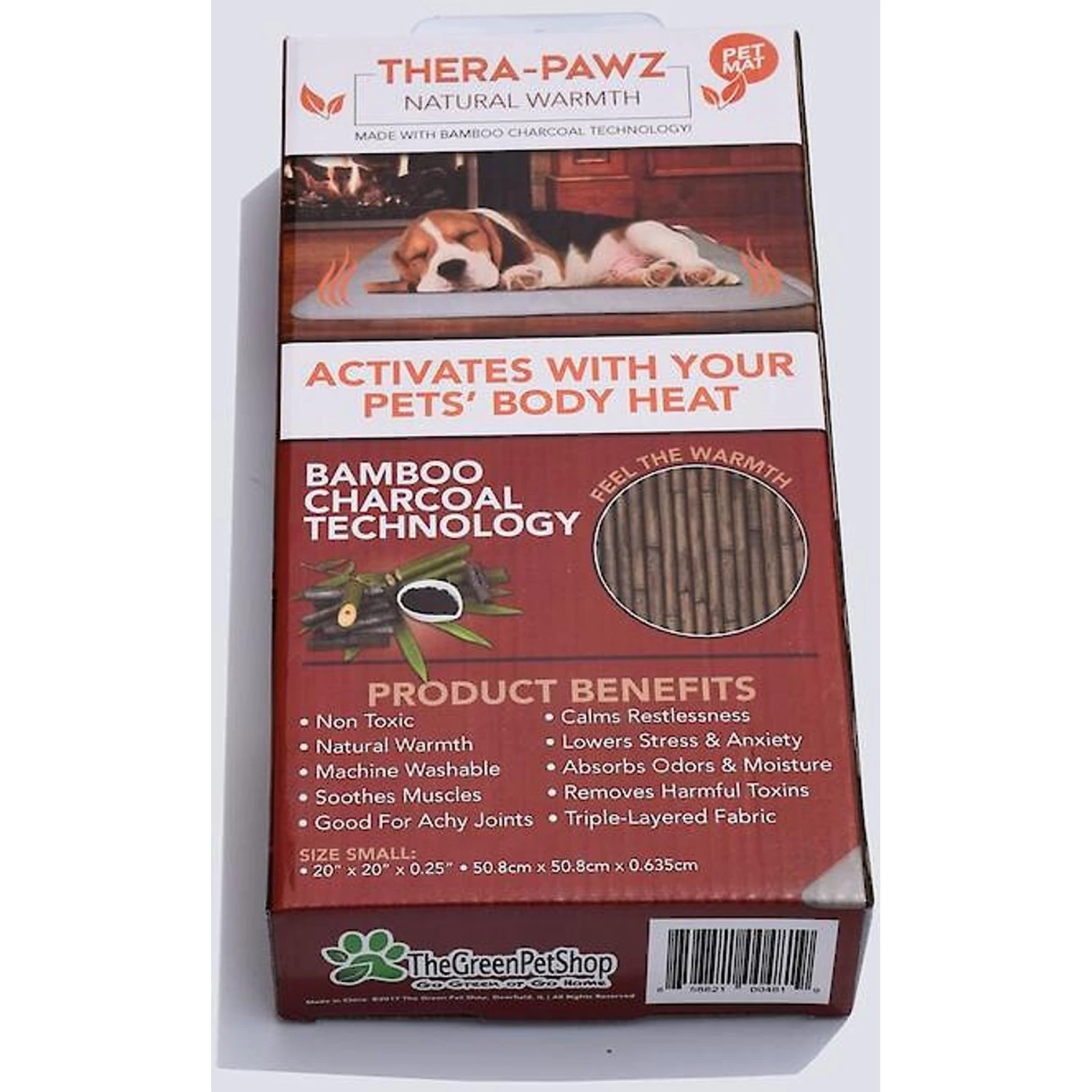 The Green Pet Shop Thera-Pawz Warming Dog & Cat Pad, Grey 5 The Green Pet Shop Thera-Pawz Warming Dog & Cat Pad, Grey - Image 3