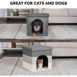FurHaven House Footstool & Ottoman Dog & Cat Bed -Dog Supplies 198861 PT4. AC SS1800 V1618279921