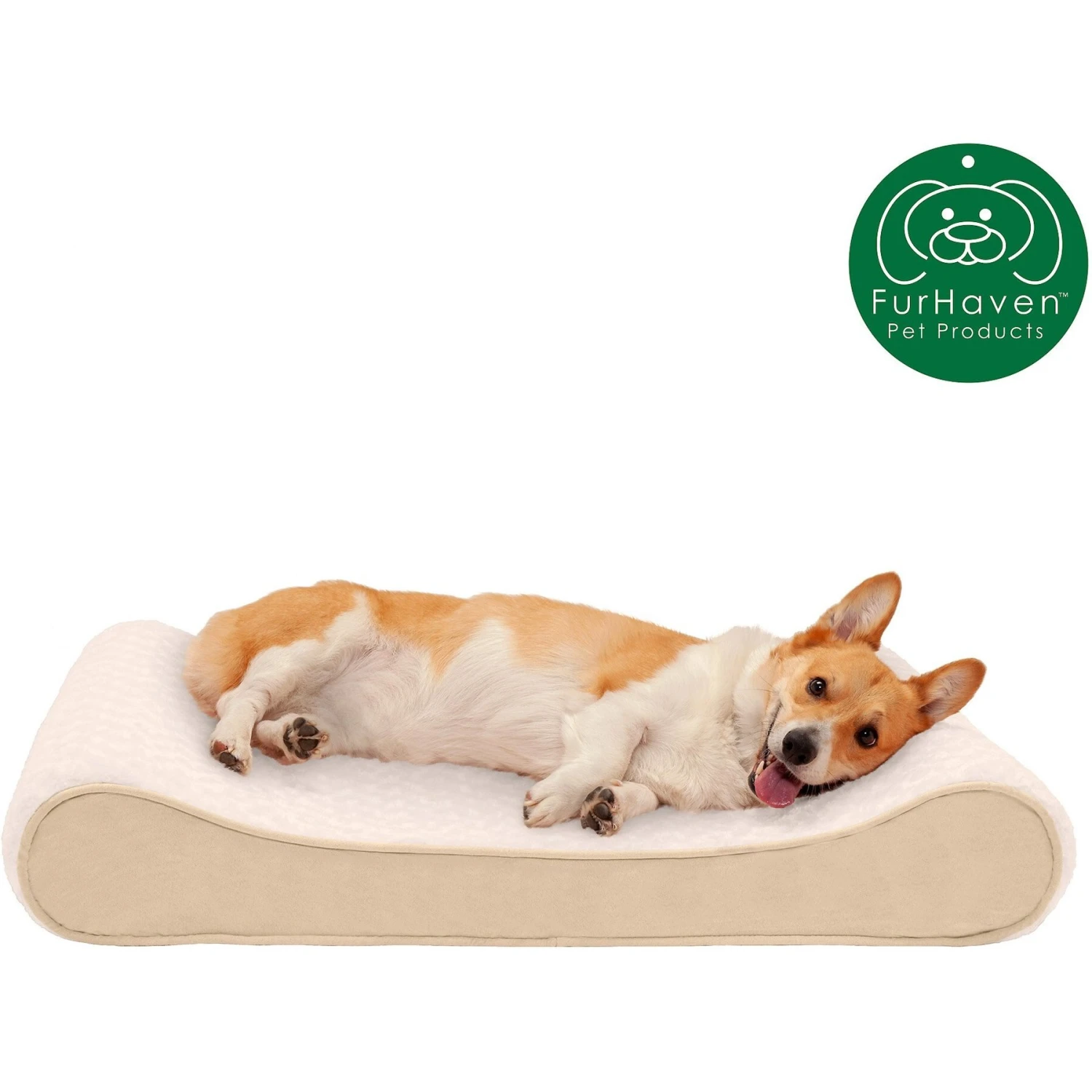 FurHaven Ultra Plush Luxe Lounger Memory Foam Dog Bed With Removable Cover 6 FurHaven Ultra Plush Luxe Lounger Memory Foam Dog Bed With Removable Cover - Image 4