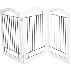 Internet's Best Arched Top Wire Dog Gate, 30-in