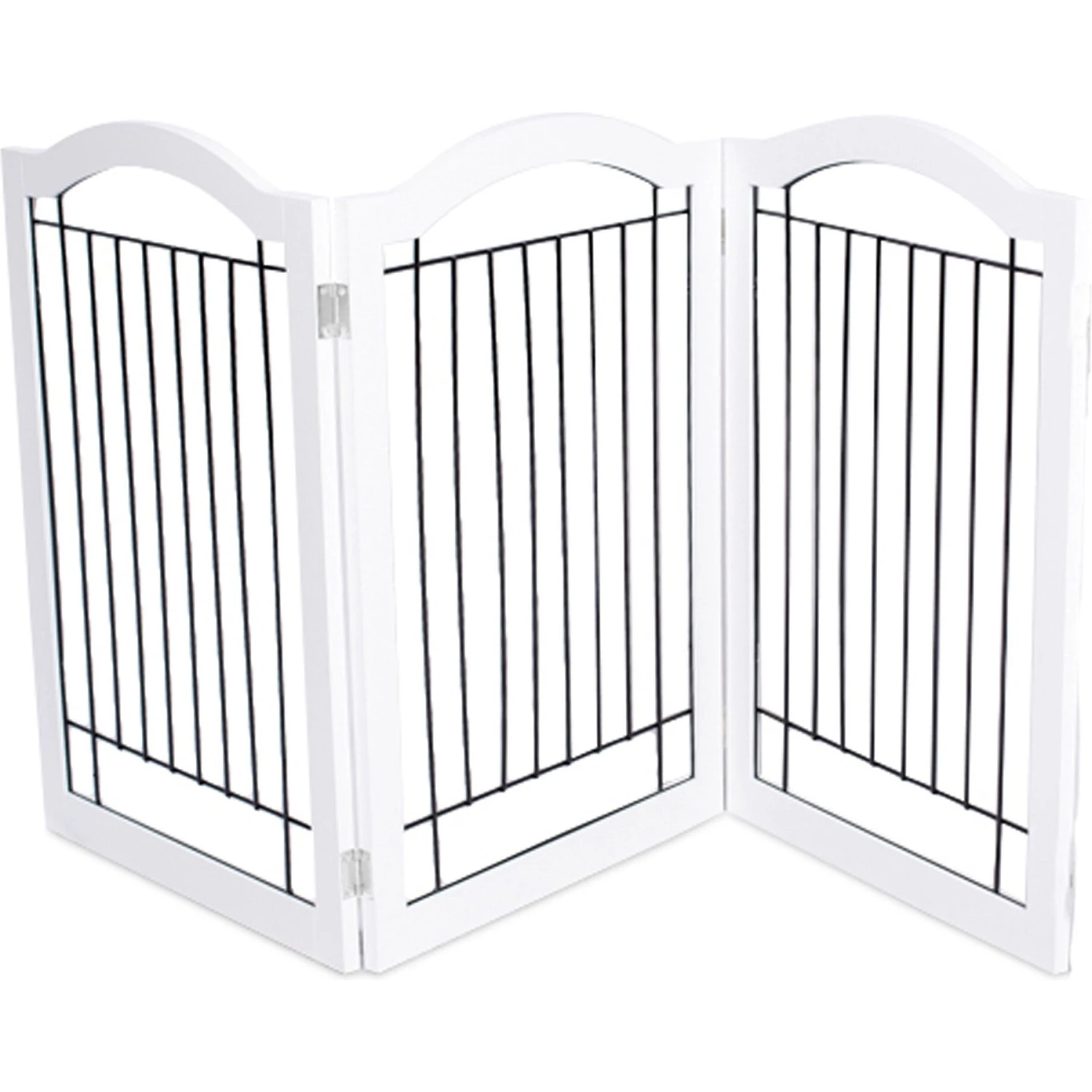 Internet's Best Arched Top Wire Dog Gate, 30-in 3 Internet's Best Arched Top Wire Dog Gate, 30-in