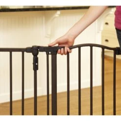 North States 3-in-1 Arched Metal Superyard Dog Gate, Bronze -Dog Supplies 200615 PT4. AC SS1800 V1569015857