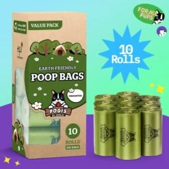 Pogi's Pet Supplies Unscented Poop Bags, 150 Count 14 Pogi's Pet Supplies Unscented Poop Bags, 150 Count -Dog Supplies 201694 PT5. AC SS1800 V1661830376
