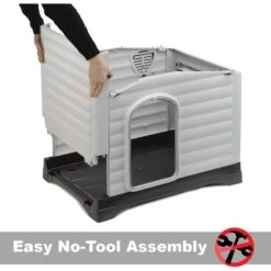 MidWest Ferplast Villa Dog Kennel With Folding Porch -Dog Supplies 202264 PT3. AC SS1800 V1580746098