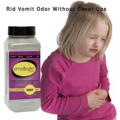 Smelleze Natural Vomit & Smell Absorbent Granules, 2-lb Bottle -Dog Supplies 205625 PT5. AC SS1800 V1628283711