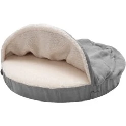 FurHaven Faux Sheepskin Snuggery Memory Top Cat & Dog Bed With Removable Cover -Dog Supplies 206661 PT2. AC SS1800 V1617152543