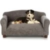 Club Nine Pets Traditional Chair Sofa Cat & Dog Bed, Charcoal -Dog Supplies 207269 MAIN. AC SS1800 V1603914156
