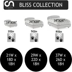 Club Nine Pets Modern Sofa Cat & Dog Bed, Black -Dog Supplies 207272 PT4. AC SS1800 V1603951644