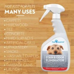 Paw Inspired Professional Dog Stain & Odor Eliminator Spray, 32-oz Bottle -Dog Supplies 208508 PT4. AC SS1800 V1582726076