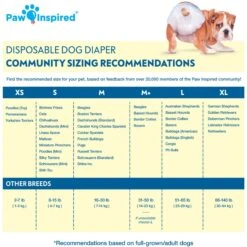 Paw Inspired Ultra Protection Disposable Female Dog Diapers 11 Paw Inspired Ultra Protection Disposable Female Dog Diapers -Dog Supplies 208521 PT1. AC SS1800 V1613696786