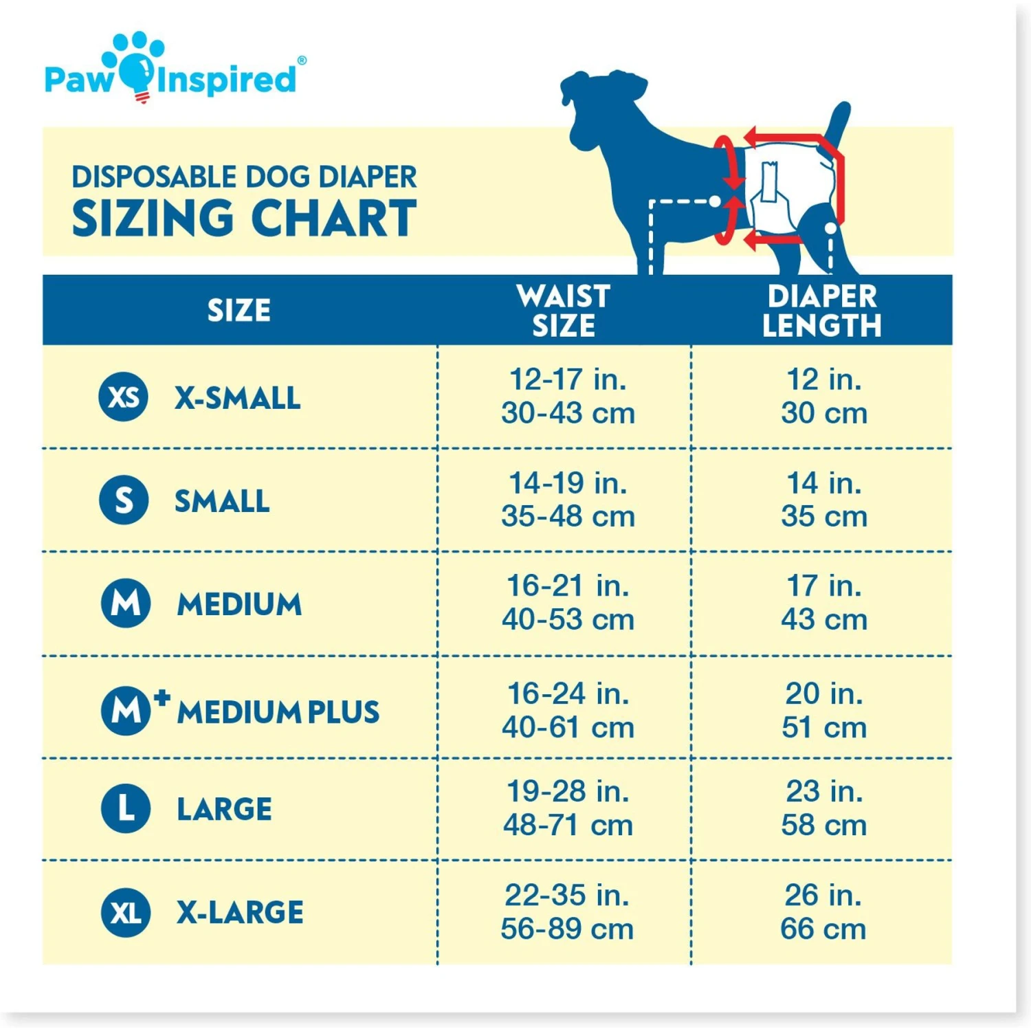 Paw Inspired Ultra Protection Disposable Female Dog Diapers 7 Paw Inspired Ultra Protection Disposable Female Dog Diapers - Image 5