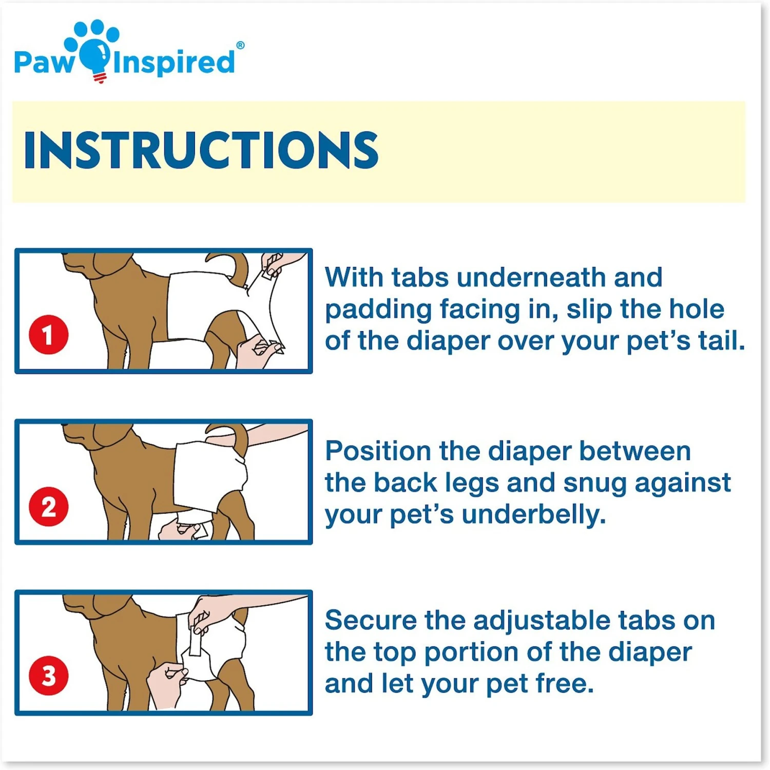 Paw Inspired Ultra Protection Disposable Female Dog Diapers 9 Paw Inspired Ultra Protection Disposable Female Dog Diapers - Image 7