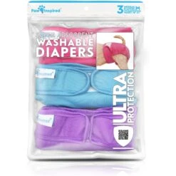 Paw Inspired Washable Female Dog Diaper -Dog Supplies 208541 PT2. AC SS1800 V1631139113