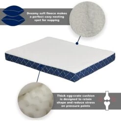 MidWest QuietTime Couture Donovan Orthopedic Pillow Dog Bed With Removable Cover -Dog Supplies 213020 PT3. AC SS1800 V1576086824