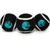 Buckle-Down Star Wars Death Star Squeaky Tennis Ball Dog Toy, 3-Pack -Dog Supplies 216344 MAIN. AC SS1800 V1630446680
