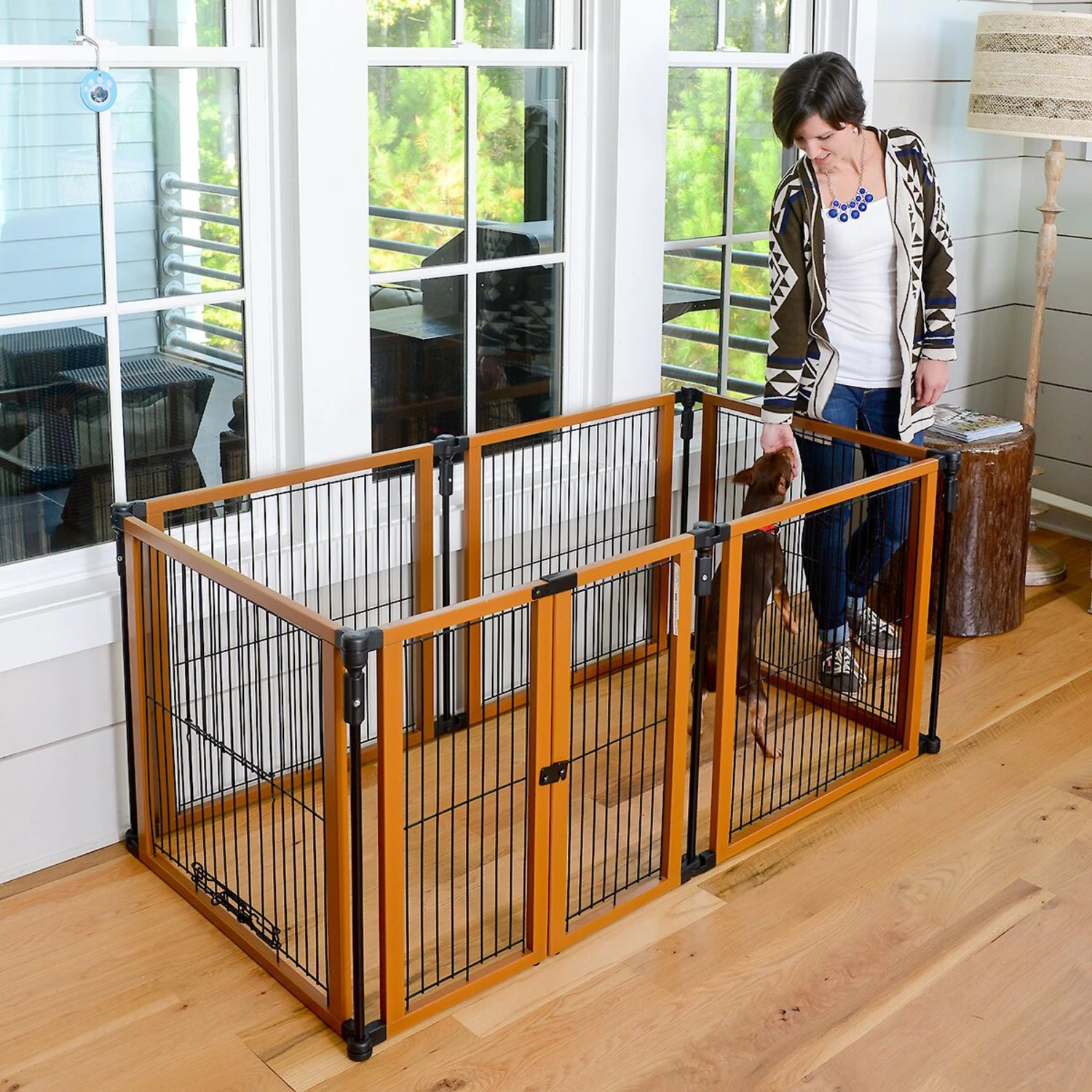 Cardinal Gates Perfect Fit Wire Dog Pen, Brown 5 Cardinal Gates Perfect Fit Wire Dog Pen, Brown - Image 3