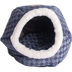 Armarkat Cuddle Cave Dog & Cat Bed, Blue Checkered 12 Armarkat Cuddle Cave Dog & Cat Bed, Blue Checkered -Dog Supplies 219068 PT2. AC SS1800 V1603302696