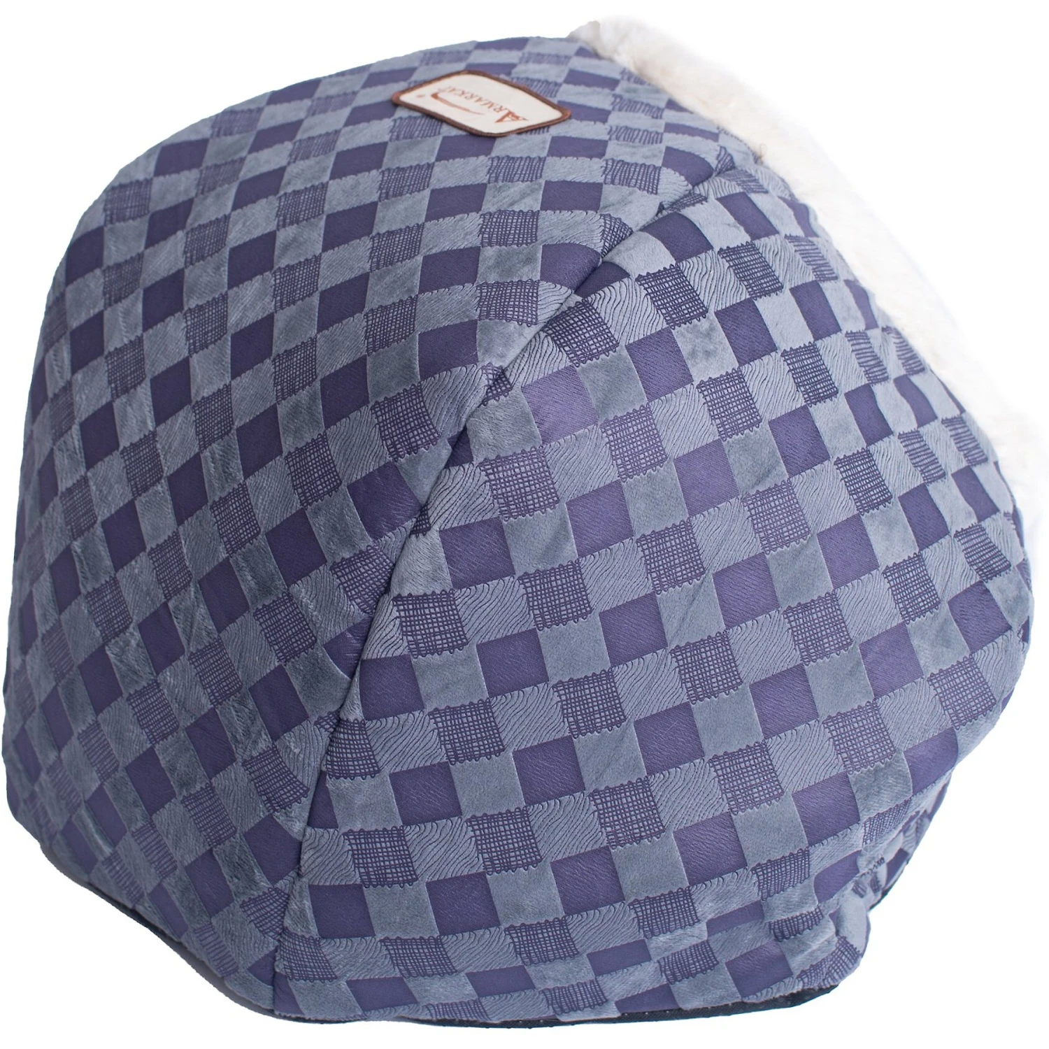 Armarkat Cuddle Cave Dog & Cat Bed, Blue Checkered 7 Armarkat Cuddle Cave Dog & Cat Bed, Blue Checkered - Image 5