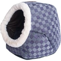 Armarkat Cuddle Cave Dog & Cat Bed, Blue Checkered 15 Armarkat Cuddle Cave Dog & Cat Bed, Blue Checkered -Dog Supplies 219068 PT6. AC SS1800 V1603302385