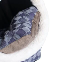 Armarkat Cuddle Cave Dog & Cat Bed, Blue Checkered 16 Armarkat Cuddle Cave Dog & Cat Bed, Blue Checkered -Dog Supplies 219068 PT7. AC SS1800 V1603319521