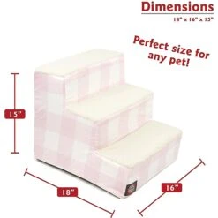Majestic Pet Anderson Check Cat & Dog Stairs -Dog Supplies 220033 pt2. AC SS1800 V1581431010