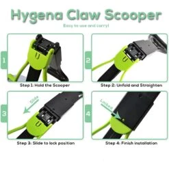 Hygena Scoop Claw Scooper & Dog Waste Bag Holders -Dog Supplies 220554 PT4. AC SS1800 V1581460401