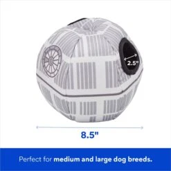 STAR WARS DEATH STAR Hide & Seek Puzzle Plush Squeaky Dog Toy -Dog Supplies 220665 PT1. AC SS1800 V1698956891