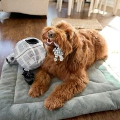 STAR WARS DEATH STAR Hide & Seek Puzzle Plush Squeaky Dog Toy -Dog Supplies 220665 PT3. AC SS1800 V1682541054