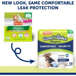 Hartz Disposable Male & Female Dog Diapers -Dog Supplies 222802 PT1. AC SS1800 V1649429833
