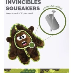 Outward Hound Xtreme Seamz Gorilla Squeaky Plush Dog Toy -Dog Supplies 226730 PT3. AC SS1800 V1636507684